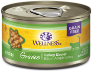 Wellness Gravies Turkey Cat Food 3oz by Pet Food Warehouse