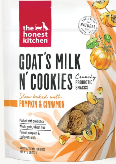 Honest Kitchen Goats Milk Cookies Pumpkin 8oz by Pet Food Warehouse