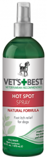 Vet's Best 8oz. Hot Spot Itch Relief Spray 8oz by Pet Food Warehouse