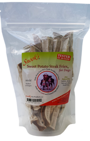 Snooks Sweet Potato Steak Fries Dog Treats 10oz by Pet Food Warehouse