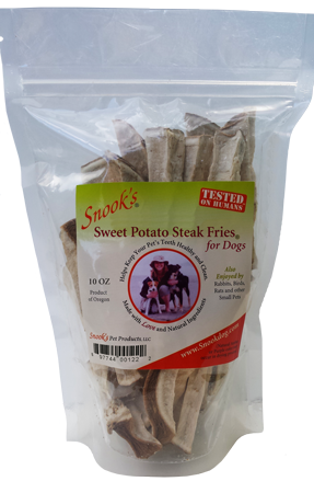 Snooks Sweet Potato Steak Fries Dog Treats 10oz by Pet Food Warehouse