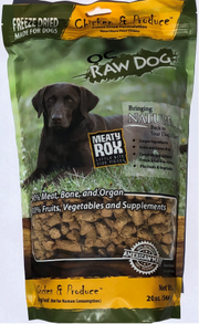 OC Raw Freeze Dried Rox Chicken Produce Dog Food 20oz by Pet Food Warehouse