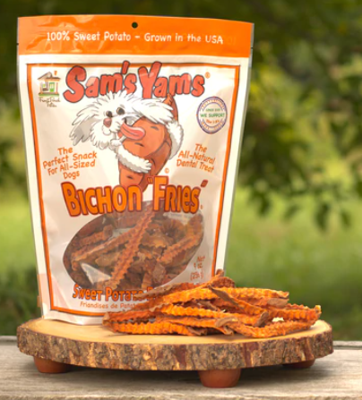 Sam's Yams Bichon Fries Dog Treat 9oz by Pet Food Warehouse