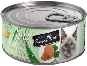 Fussie Cat Fine Dining Mousse Oceanfish with Pumpkin Entrée 2.47oz by Pet Food Warehouse