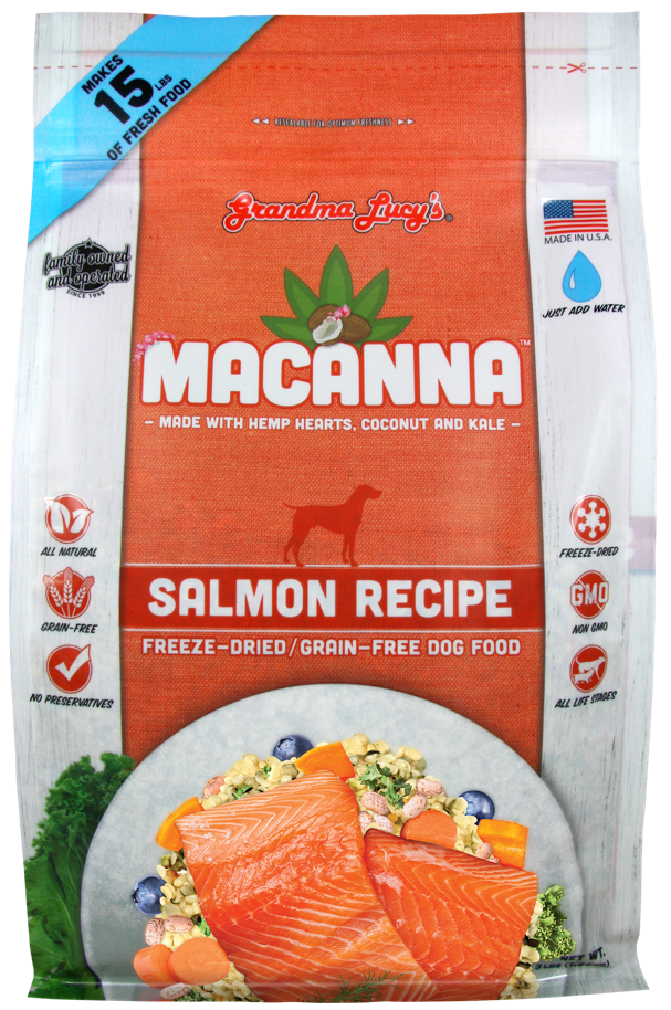 Grandma Lucy's Macanna Salmon Dog Food 3lb by Pet Food Warehouse
