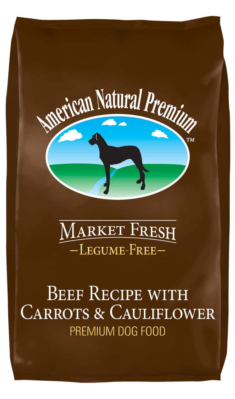 American Natural Premium Beef Cauliflower & Carrots Dog Food 30lb by Pet Food Warehouse
