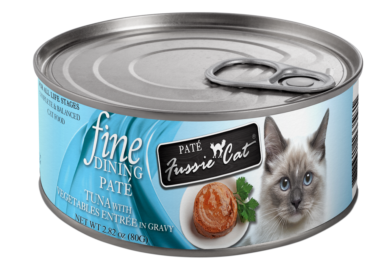 Fussie Cat Fine Dining Pate Tuna with Vegetables Entrée 2.82oz by Pet Food Warehouse