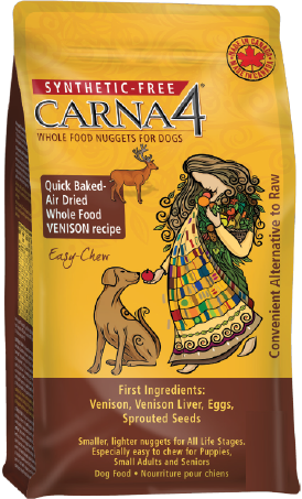 Carna4 Grain Free Venison Dog Food 5lb by Pet Food Warehouse