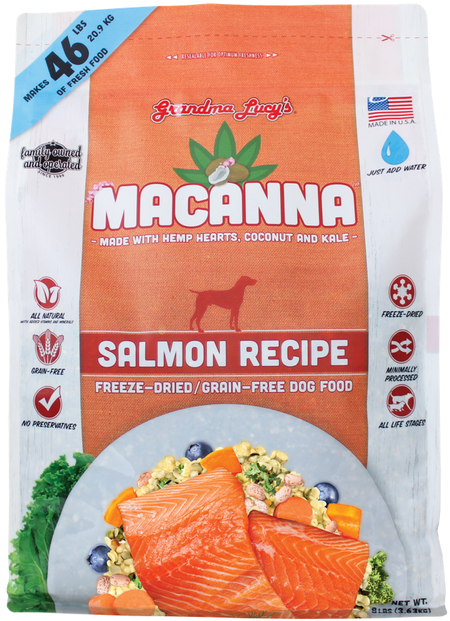 Grandma Lucy's Macanna Salmon Dog Food 8lb by Pet Food Warehouse