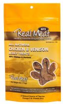 Real Meat Chicken & Venision Dog Treat 4oz by Pet Food Warehouse