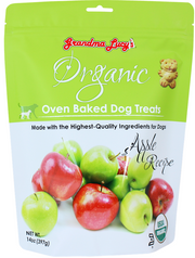 Grandma Lucy's Organic Baked Treats Apple Dog Treat 14oz by Pet Food Warehouse