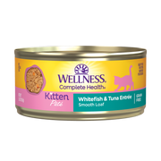 Wellness Complete Health Pate Whitefish Tuna Kitten Food 5.5oz by Pet Food Warehouse