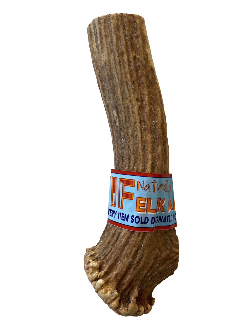 WIF Natural Drop Split Elk Antler Medium by Pet Food Warehouse