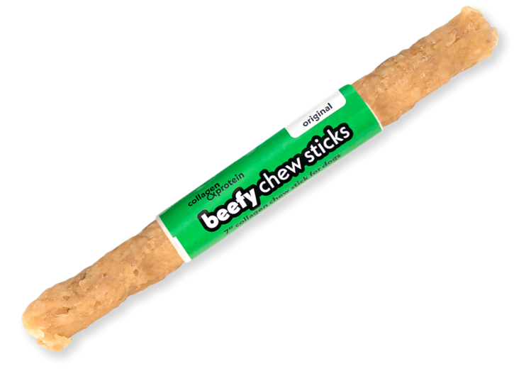 Frankly Collagen Beefy Stick Original 7" by Pet Food Warehouse