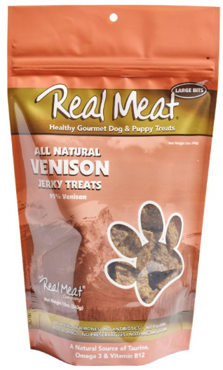 Real Meat Venision Dog Treat 4oz by Pet Food Warehouse