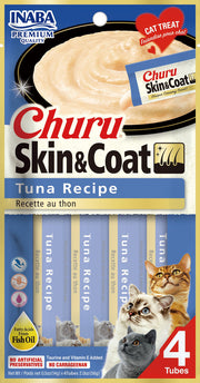 Inaba Churu Skin & Coat Tuna Recipe Cat Treat 2oz by Pet Food Warehouse