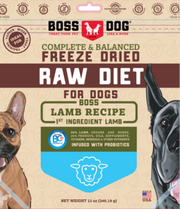 Boss Dog Lamb Recipe Freeze Dred Complete Dog Food 12oz by Pet Food Warehouse