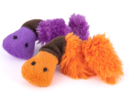 P.L.A.Y. Feline Frenzy Cat Toy Worms 2 pack by Pet Food Warehouse