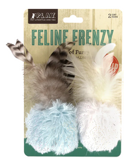 P.L.A.Y. Feline Frenzy Cat Toy Balls of Fury 2 pack by Pet Food Warehouse