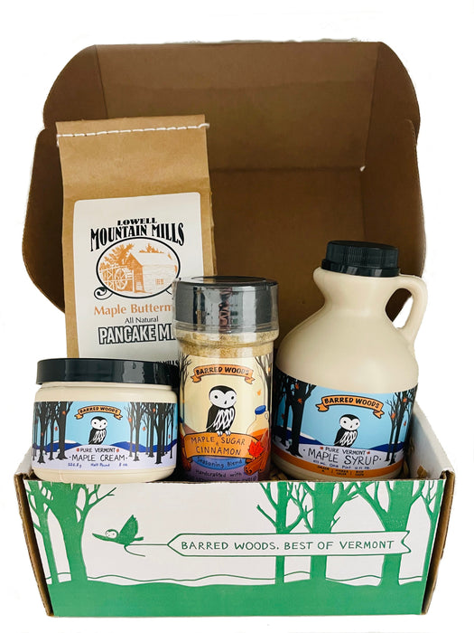 Perfect Vermont Gift - Maple Syrup Gift Box with Maple Treats