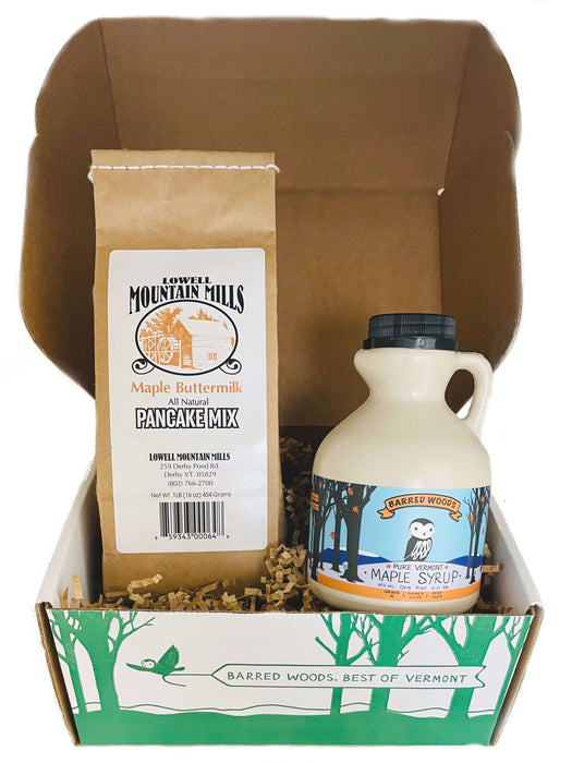 Perfect Vermont Gift - Maple Syrup Gift Box with Maple Treats