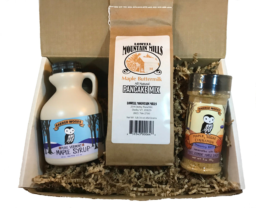 Perfect Vermont Gift - Maple Syrup Gift Box with Maple Treats