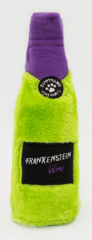 Zippy Paws Halloween Happy Hour Crusherz Frankenstein Wine by Pet Food Warehouse
