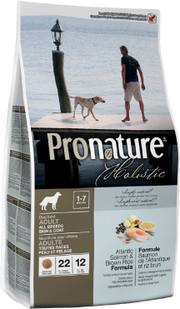 Pronature Holistic Dog Salmon Skin & Coat Dog Food 30lb by Pet Food Warehouse