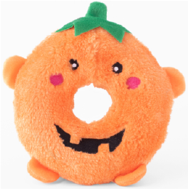 Zippy Paws Halloween Pumpkin Donutz Buddy by Pet Food Warehouse