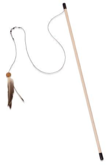 From The Field Freddy's Feather Wand Cat Toy by Pet Food Warehouse