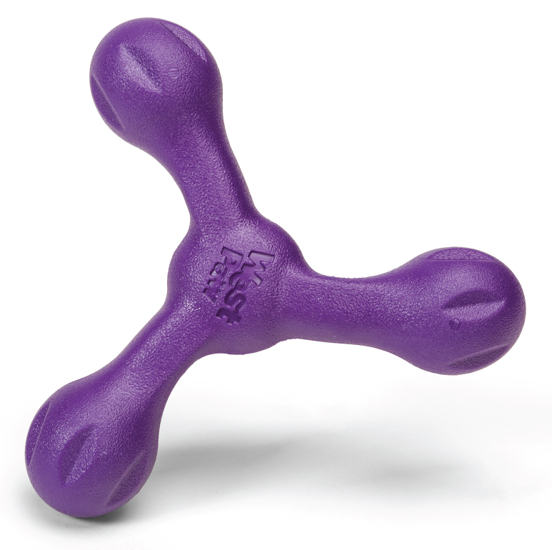 West Paw Skamp Dog Toy Eggplant Large by Pet Food Warehouse