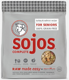 Sojo's Complete Senior Turkey Salmon Dog Food 7lb by Pet Food Warehouse