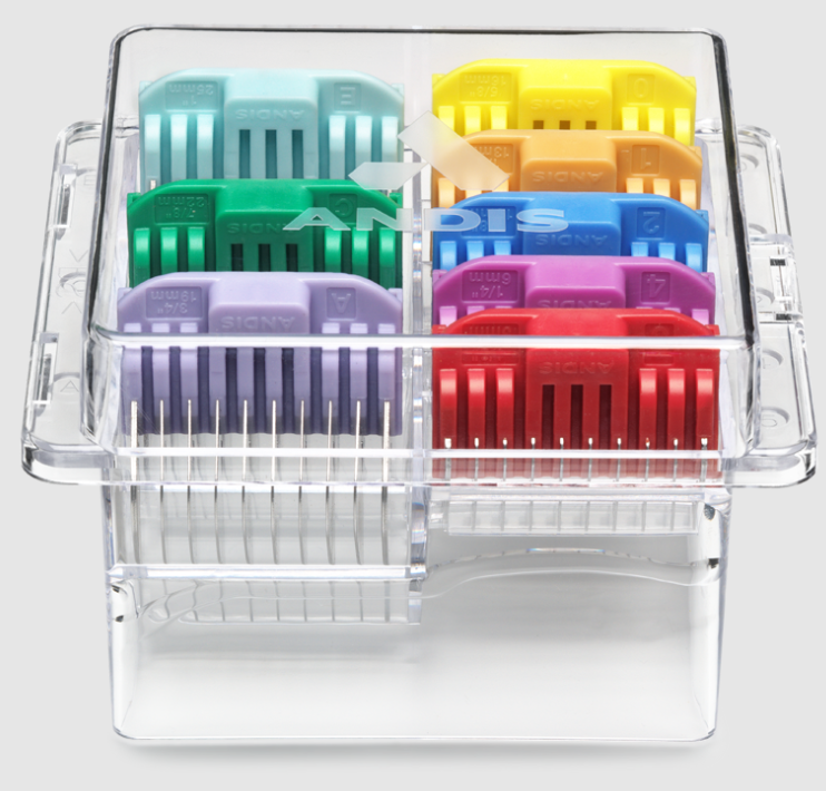 Andis Stainless Steel Comb Set 8 pack by Pet Food Warehouse