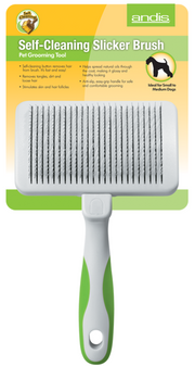 Andis Self Cleaning Slicker Brush by Pet Food Warehouse