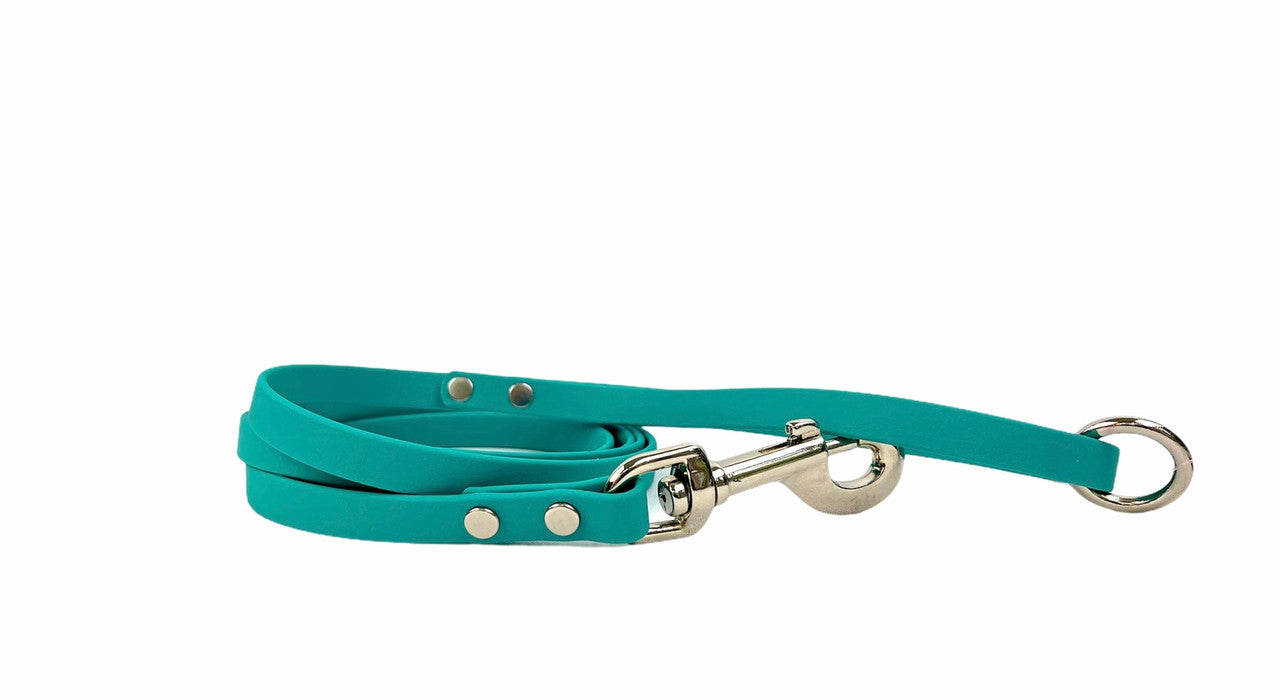 Waggle Woof & Wander Biothane Dog Long Line Teal 15' by Pet Food Warehouse