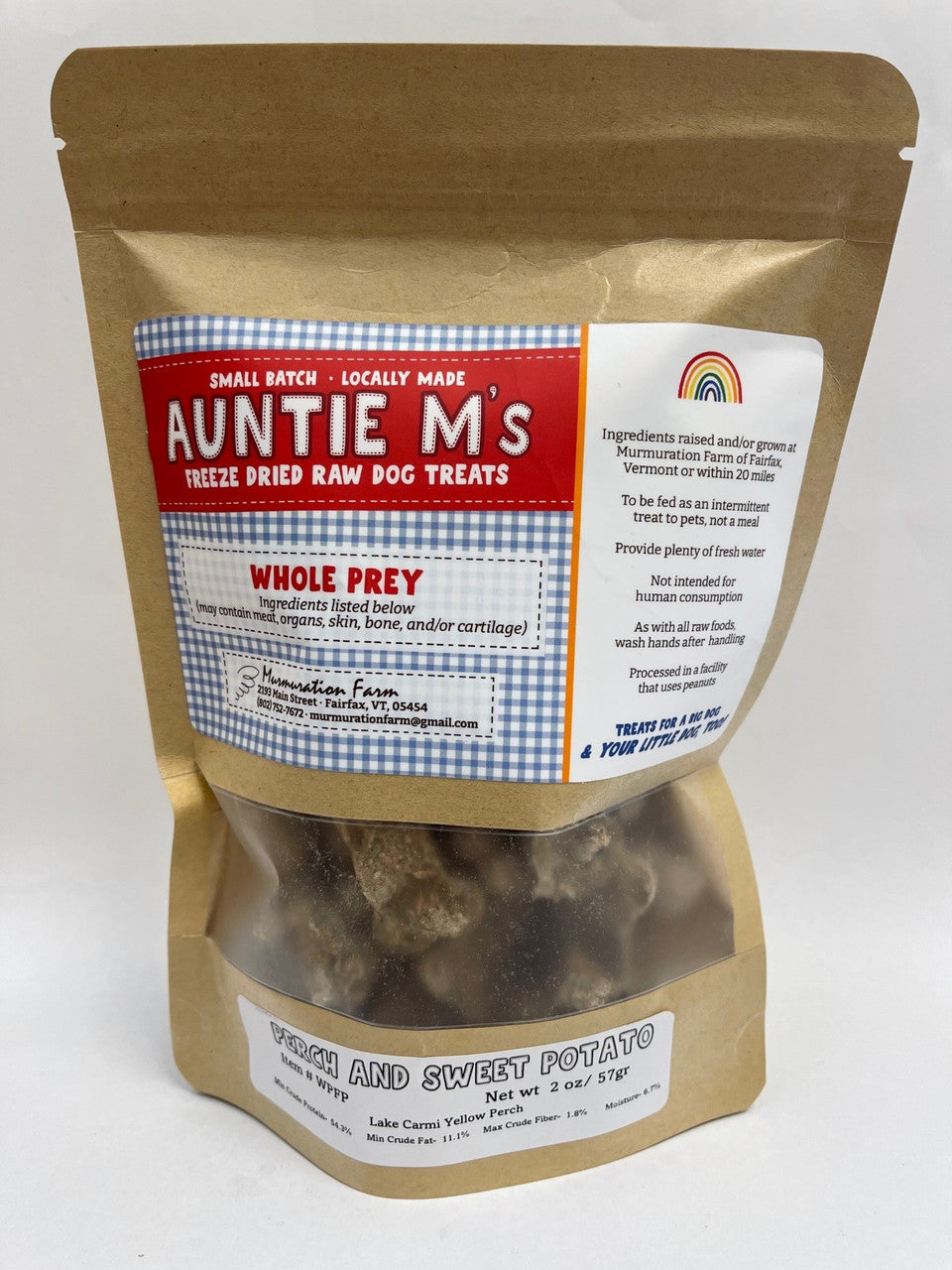 Auntie M Whole Pray Perch Sweet Potato Dog Treats by Pet Food Warehouse