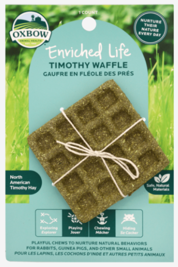 Oxbow Small Animal Timothy Waffle by Pet Food Warehouse