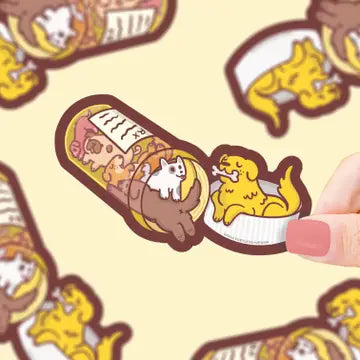 Turtle's Soup Vinyl Stickers