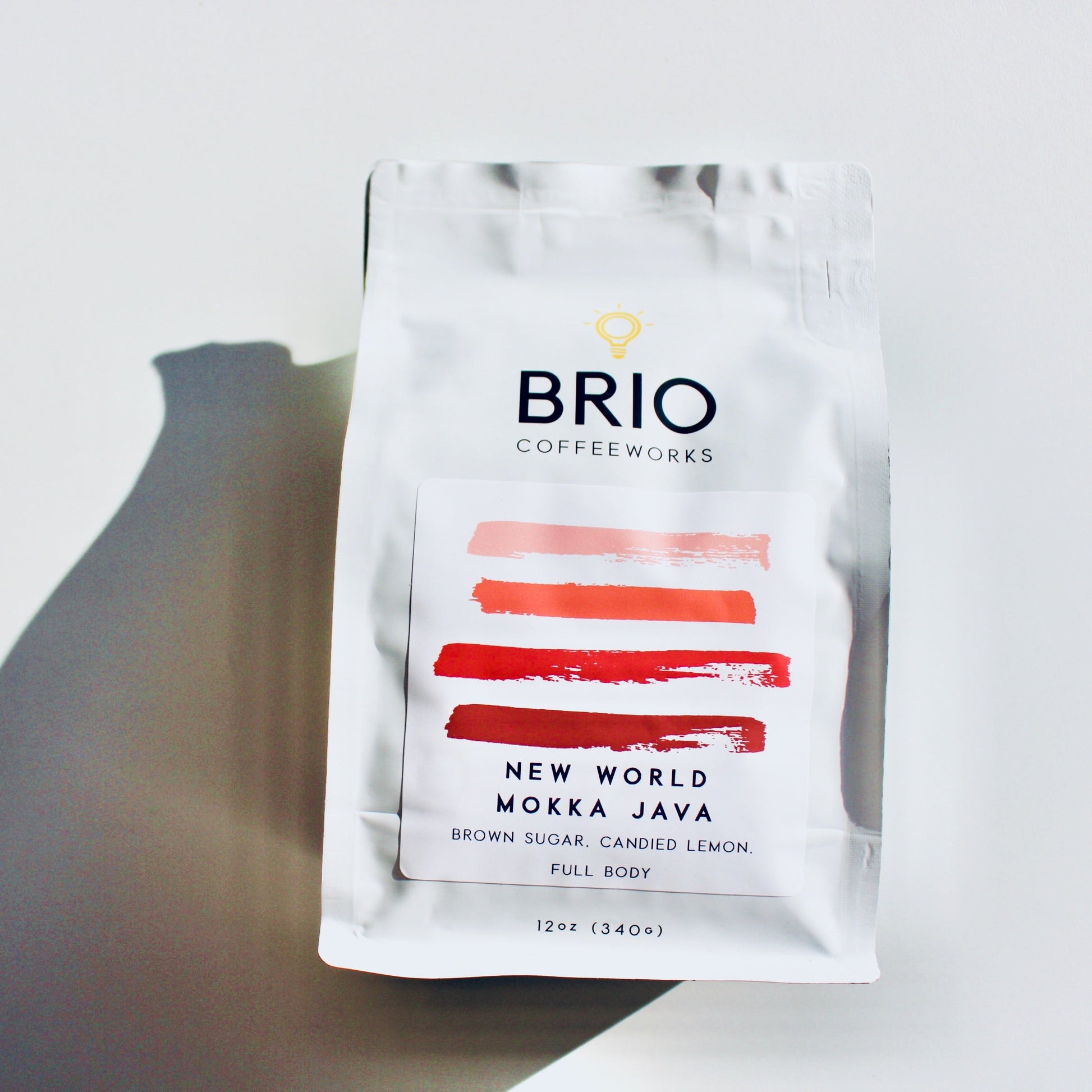 New World Mokka Java Coffee - 12 oz. by Brio Coffeeworks