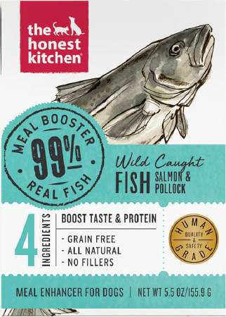 Honest Kitchen 99% Meat Salmon Pollock Protein Booster 5.50z by Pet Food Warehouse