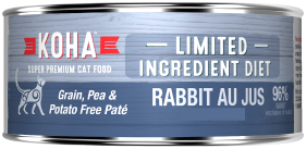Koha Limited Ingredient Diet Rabbit Pate Cat Food 3oz by Pet Food Warehouse