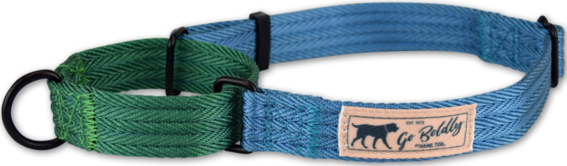 Hamilton Martingale Collar River Bend Ocean & Green 1 18-26" by Pet Food Warehouse