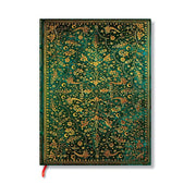 Journal Emerald Flower Midi Lined Hardcover