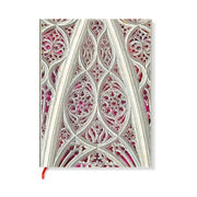 VAULT OF THE MILAN CATHEDRAL (BURGUNDY) (DUOMO DI MILANO) MINI LINED SOFTCOVER JOURNAL (ELASTIC... BAND).
