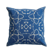 Pillow Embroidered Design Blue 16" Square by Homeportonline