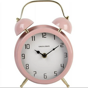 Clock Tabletop Pink 10in by Homeportonline