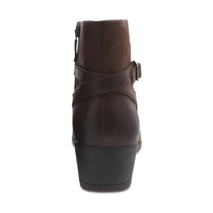 Dansko Women's Cagney Bootie - Brown Burnished Suede