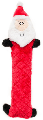 Zippy Paws Santa Holiday Jigglerz Holiday Dog Toy by Pet Food Warehouse