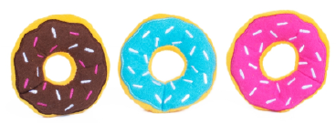 Zippy Paws 3 pack Burrow Donutz Refill Dog Toy by Pet Food Warehouse