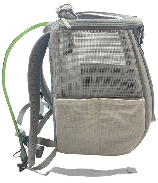 Travel Cat "The Navigator" Convertible Cat Backpack Heather Grey by Pet Food Warehouse